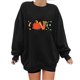 thumbnail image 2 of Ichuanyi Liquidación Mujeres Classic Halloween Impresión de estampado Canneco de manga larga Tops de sudadera suelta ICHUANYI WER202308181784, 2 of 5