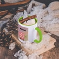 thumbnail image 5 of 3dRose, Hannah Pink ladybug girls name, 15oz Two-Tone Green Mug, 5 of 7