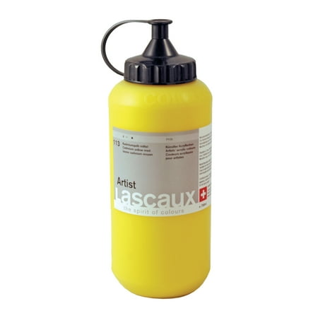 UPC: 7612254019443 | Lascaux Artist Acrylic 750ml Tube Cadmium Yellow Medium
