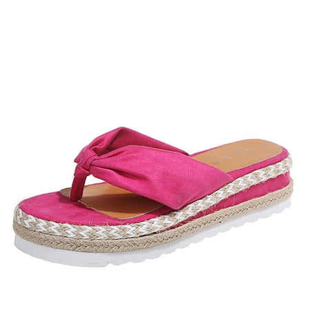 

Sentuca Fashion Women Ankle Strap Summer Slide Sandals Flats Flip-Flops Shose