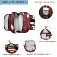 thumbnail image 4 of Backpack 12.9 *5.1 * 17.7 Inches Outing Backpack, Shopping Backpack, Travel Backpack Seamless Christmas Elements, 4 of 7
