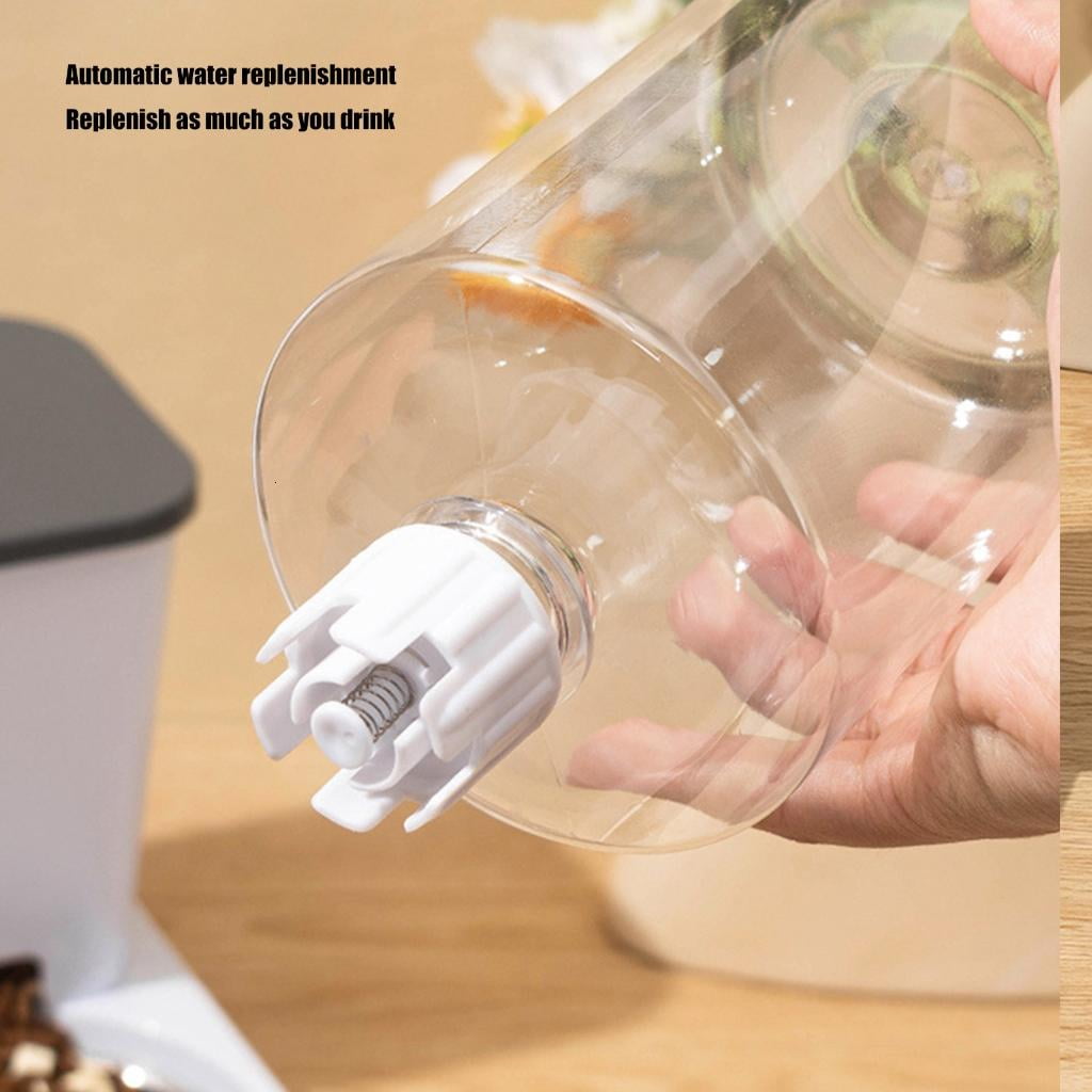 Giaone 2IN1 Dog Feeder Food Bowl Automatic Water Dispenser for Daily Watering Feeding