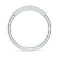 thumbnail image 2 of ANGARA Natural Diamond Bar Ring with Milgrain in 925 Sterling Silver for Women (Size-3mm| Color-I-J| Clarity-I1-I2) | April Birthstone, Anniversary, Jewelry Gift for Women | Natural Diamond Ring, 2 of 9