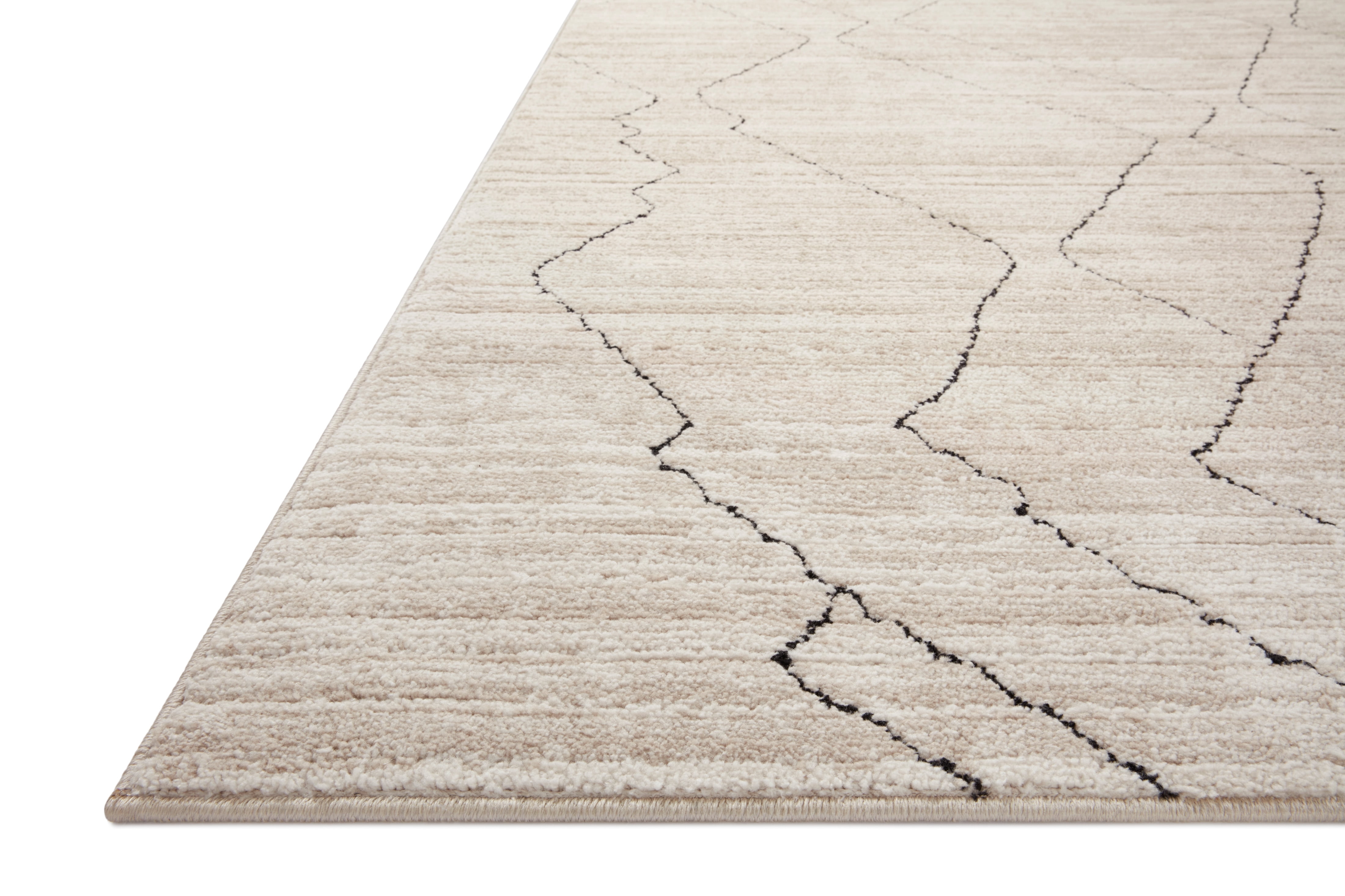 Loloi Darby Sand / Charcoal 9'-2" x 13' Area Rug
