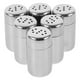 thumbnail image 2 of 6 piezas de acero inoxidable sal azúcar especias pimentero mini latas de condimento botella contenedor de polvo dispensador de condimentos caja de tarros para viajes camping, 2 of 6