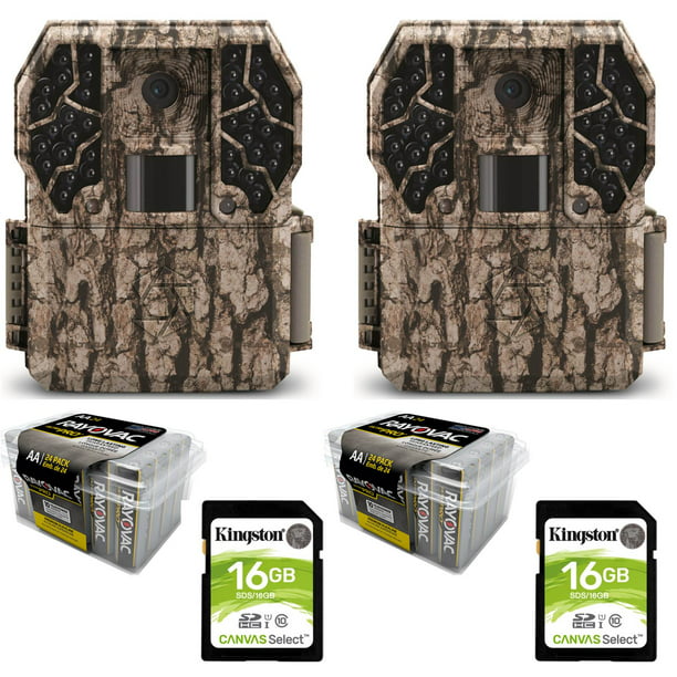 Stealth Cam ZX36NG Kit 6 Items: 2- Deer Hunting Camera + 2-16GB SD Card