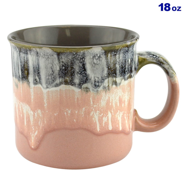 Mug Glazed Ceramic Coffee Mugs, Large Coffee Mug Set of 4 Sturdy Gorgeous  Kitchen Decor 18 oz Cup Sets, Unique Modern Cafe Cups, Great Oversized Mug  Gifts (Assorted Colors) - Walmart.com
