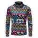 thumbnail image 2 of Suéter de Cuello Alto Para Hombres Slim Fit Estilo Étnico Suéter de Cuello Alto Informal Con Media Cremallera Odeerbi ODB-4, 2 of 9