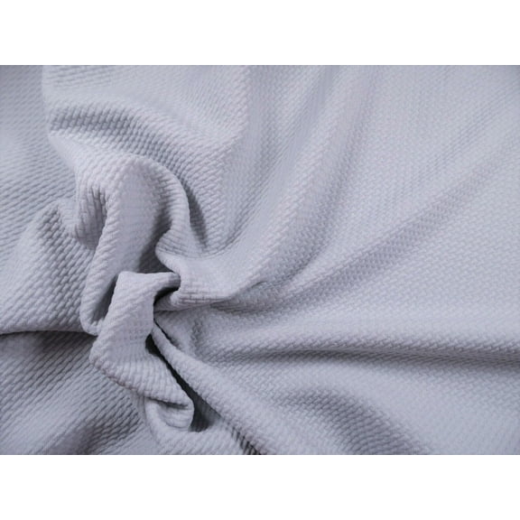 Bullet Textured Liverpool Fabric 4 way Stretch Silver Gray X20 (Yard)