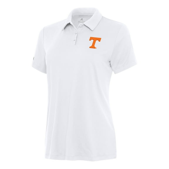 Women's Antigua White Tennessee Volunteers Reprocess Polo