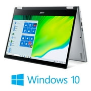 Acer Spin 3 Thin and Light Convertible 2-in-1, 14" HD Touch, AMD Ryzen 3 3250U Dual-Core Mobile Processor with Radeon Graphics, 4GB DDR4, 128GB NVMe SSD, Windows 10 in S mode, SP314-21-R56W