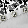 thumbnail image 4 of Feelyou Grey Camo Camouflage Black Out Curtains, Cartoon Gorilla Print Curtains Pack of 2 (42x63 Each), Teens Kids Boys Girls Bedroom Curtains, Blackout Curtains Home Decor, 4 of 6