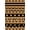 Brown, Pattern 10, variant on ODIKA 6'x9' Tan Black Geometric Abstract Modern Design Washable Area Rug Mid Century Contemporary Curved Lines Rectangular Shapes Artistic Non-Slip, Easy Care, for Family Room, Living Mater Bedroom