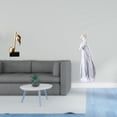 thumbnail image 2 of Escultura de nota musical de resina y figura de niña nórdica de , adorno de mesa moderno para escritorio, estante, armario, chimenea, regalo, 2 of 8