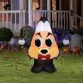 thumbnail image 4 of Gemmy Airblown Inflatable Candy Corn Vampire, 3.5 ft Tall, orange, 4 of 4