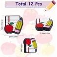 thumbnail image 2 of 12Pcs Teacher Silicone Focal Beads Bulk Beaded Pens Silicone Charms Characters Book Partten Spacer Beads for Beadable Pen Keychain Making DIY Student School Necklaces Bracelets Gift, 2 of 6