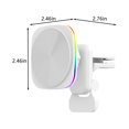 thumbnail image 3 of CxhicLuv Car Magnetic Charger, Vehicle Wireless Charger 4.1×3 Inch 15W Fast Charge, RGB Lights, Low-Temp – Suitable for Navigation, Short Trips Tech Enthusiasts, Smartphone Owners, White, 3 of 8