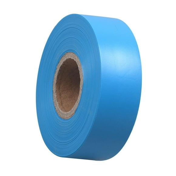 Cinta de señalización de 45 m de largo, profesional, compacta, de rendimiento, de cinta de PVC para delimitación de áreas y uso en el lugar Azul