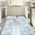 thumbnail image 6 of Soulgenix Kitchen Rug Sets, 3 Pieces Runner Rug with Non-Slip Baking for Kitchen Floor Comfort Standing, Rugs Mat with 20"x32"+20"x47"+20"x59", 6 of 8