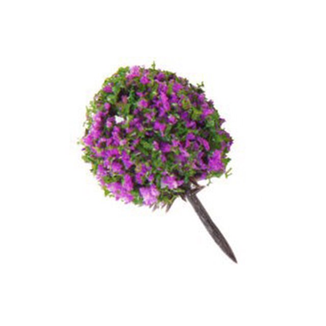 Naiovety Modelo de paisaje estático, de terrario, accesorios de planta de simulación de plástico, árboles en miniatura en forma de bola, juguetes Electrónica Tipo 2