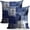 Blue, variant on Navy Blue Pillow Covers 16X16, Gray White Abstract Art Aesthetic Square Accent Decorative Throw Pillow Covers, Soft Throw Pillows for Couch Sofa Bedroom Living Room Set of 2