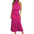 thumbnail image 1 of Ketyyh-chn99 Robes de Soirée Formelles pour Femmes Robe de Cocktail Femme Mode Élégante Robe de Soirée pour Dames Rose Vif,P, 1 of 5