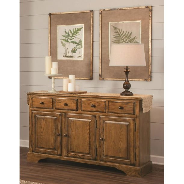 Brooks Furniture 1454 Dining Room Buffet ; Legacy Oak 12.75 x 54 x 17