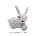 thumbnail image 2 of WEGFTDUOP Easter Festival Supplies Easter Bunny Figurines Straw Statues For Garden And Home Decor Spring Tabletop Ornament With And Carrot Natural Craftsmanship For Festive Celebrations, 2 of 6