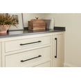 thumbnail image 2 of Amerock Cityscape 10-1/16 inch (256mm) Center-to-Center Oil-Rubbed Bronze Cabinet Pull - 10 Pack, 2 of 5