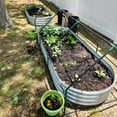 thumbnail image 3 of Galvanized Raised Garden Bed Kit, Galvanized Planter Raised Garden Boxes Outdoor, Oval Metal Raised Garden Beds for Vegetables, 3 of 8