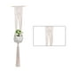 thumbnail image 2 of Yuarrent Cestas colgantes 100 hechas a mano, soporte para plantas, macramé, colgador de plantas, maceta para colgar en la pared interior, soporte para Jardín y Patio No.14 Yuarrent HA001777-14, 2 of 6