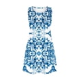 thumbnail image 4 of EGNMCR Robes d'Été Femmes Tendance 2024 Robes d'Été pour Femmes Plage Floral T-Shirt Robe Soleil Décontractée Poches Boho Robe Débardeur, 4 of 5