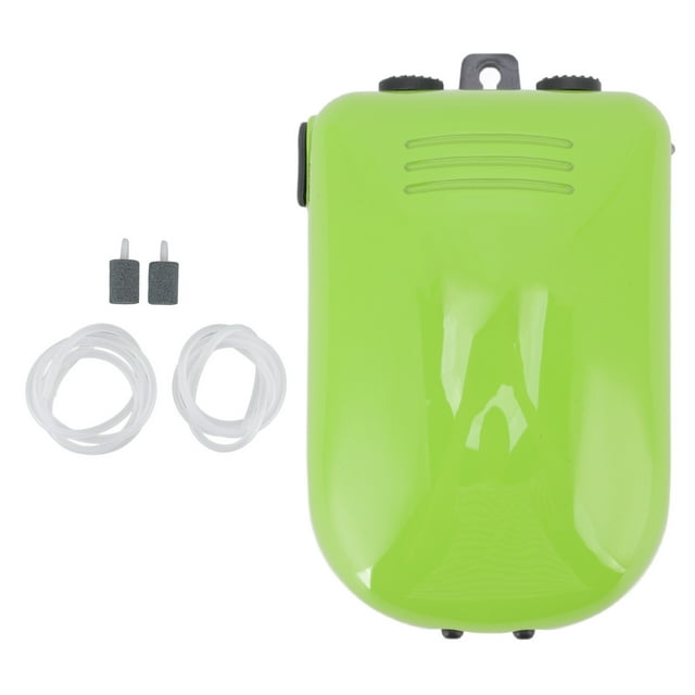 Fish Air Bubbler Pump, Silent Efficient 2 Outlets Aquarium Oxygen Pump For Fishing For Home