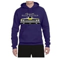 thumbnail image 2 of 1969 Plymouth Road Runner Hot Rod Racing | Mens Cars and Trucks Hooded Sweatshirt Graphic Hoodie, Purple, Small, 2 of 4
