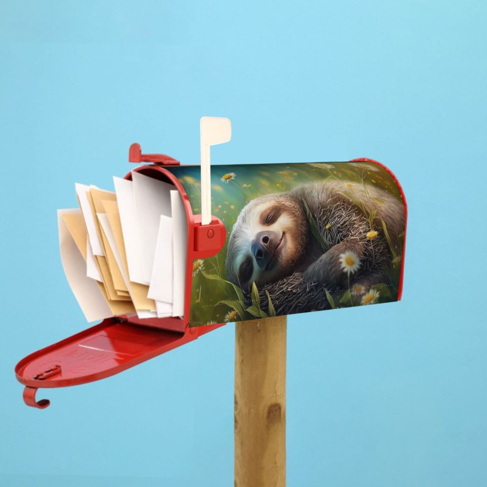 Kdxio Magnetic Mailbox Cover 25.5x21 in Mailbox Cover Outdoor Decoration Holiday Mailbox Covers for Home Garden Yard-25.5x21 in