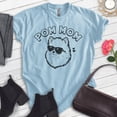 thumbnail image 2 of Pom Mom T-shirt, Unisex Women's Shirt, Pomeranian, Pom Owner, Best Dog Mom Gift, Heather Light Blue, 3X-Large, 2 of 6