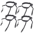 thumbnail image 1 of 2x 1 par de soportes de negros vintage / soportes de / elásticas para calcetines, 1 of 9