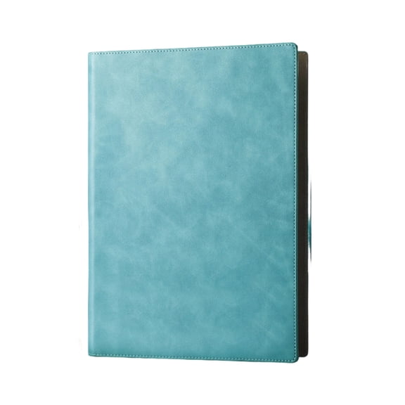 Premium A4 Magnetic Document Folders with PU Leather Cover for Secure Filing and Great Presentation for Office Travel