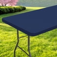 thumbnail image 1 of Mantel de pícnic Spotjoy, elástico, impermeable, 30 x 96 cm, color azul marino, 1 of 8