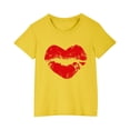 thumbnail image 1 of Zpanxa Chemises Filles T-Shirt à Imprimé d'Halloween Col Rond Manches Courtes Haut Mode en Coton 9 Ans, 1 of 4