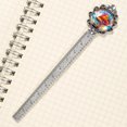 thumbnail image 3 of Graffiti Vintage Silver Lace-Edged Bookmark: Gift for Readers and Book Lovers, 3 of 5