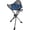 Blue-Original Slacker, variant on Big Slacker Stool Portable Tripod For Outdoor Adventures Quick Folding Fishing Camping Black & Gray