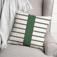thumbnail image 3 of Creative Products Mirrored Stripes Green 18 x 18 Indoor / Outdoor Pillow, 3 of 3