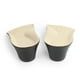 thumbnail image 3 of EeaseMX 1 par de plantillas de aumento de altura de 2,5 cm de PU invisibles para zapatos, plantillas elevadoras de talón (suela negra y superficie beige), 3 of 7