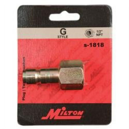 MILTON INDUSTRIES INC 1/2" FEM PLG CPLR