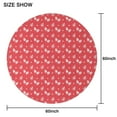 thumbnail image 6 of Christmas Round Tablecloth 70x70in(178x178cm) – Waterproof Polyester Table Cover with Full Print Design, Wrinkle Resistant & Washable for Kitchen Dining Party Decor, 6 of 6