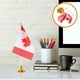 thumbnail image 4 of Juego de 12 banderas de escritorio canadienses, pequeñas banderas canadienses para mesa de oficina con asta y base dorada, ideal para decorar el hogar y la oficina, 4 of 8