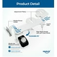 thumbnail image 3 of Hodvit Dual Nozzle Non-Electric Bidet Toilet Attachment with Filtration and Self-Cleaning, Adjustable Pressure Control, 3 of 9