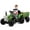Dark Green, variant on Infans 12V Kids Ride On Tractor with Trailer Ground Loader w/ RC & Lights Pink