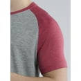 thumbnail image 2 of George Men's and Big Men's Raglan Tee, Sizes S-3XL, 2 of 5